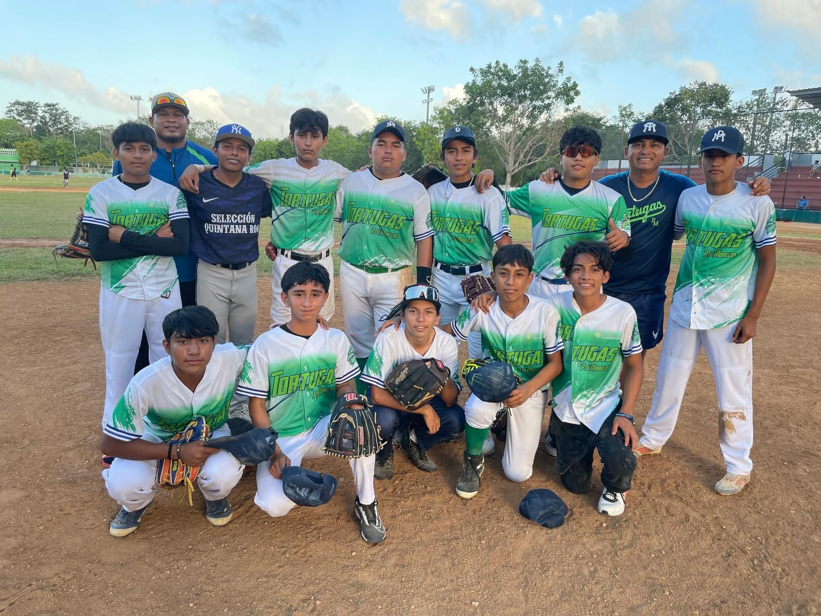 Tortugas, el equipo infantil que impulsa a Puerto Morelos en la Liga Riviera Maya